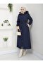 Women's Full-Length Coat with Zipper Closure and Fur Lining - 6
