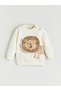 Beige Baby Boy Sweatshirt and Sweatpants Set of 2 - 2