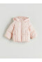 Two Mt Shop Quality Lcw Baby Pink Plain Standard & Regular Baby Girl Inflatable Coat - 2
