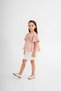Girl's 2-Piece Set, Embroidered Blouse and Belted Gabardine Skirt - 3