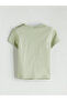 Seray New Season Crew Neck Basic Baby Girl T-Shirt and Shorts 2-Piece Set - 4