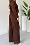 Women's Crew Neck Long Sleeve Modal Set 1109 - 7