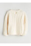 Esvab • Modern & Distinctive Zero Roba Collar Long Sleeve Girls' Sweater - 4