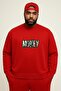 3 Yarn Combed Cotton Money Printed Large Size Unisex Sweatshirt