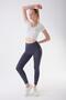 490 Gray Color Recovery and Extra Flexible Effect Normal Waist Leggings