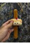 Pasta Slice Plush Wristband Toy – Slap Wristband That Snuggles Around the Wrist When Hit, Multi-Purpose Hair Clip - 4