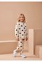 Polka Dots Girl's Bottom and Top Leggings Set