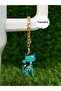 Ethnic Patterned Cat Thermos Ornament/Kitty Thermos Charm/Namaste Cat Animal Figure Bag Charm