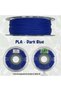 3D PLA филамент - тъмно син - 2