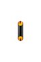 Rustic Metal Tubular Single Wall Sconce, Black Gold Wall Lighting with Foliage Cut-11810 - 2