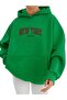 3 Yarn Combed New York Printed Unisex Hooded Sweat