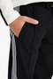 G1787 Black Boys' Elastic Waist Straight Leg Sweatpants - 8
