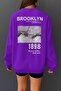 Brooklyn Printed Unisex Sweatshirt