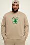 3 Yarn Combed Cotton Celtics Printed Large Size Unisex Sweatshirt