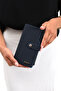 Original Just Polo Coin Zipper Vertical Multi-Compartment Women's Wallet Handheld Portfolio 19*10 cm