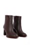 Zezy Women's Zippered Round Toe Heeled Boots 4128 - 2