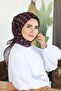 وشاح قطني ناعم TN2001 مونوجرام بني مرير-04 - 6