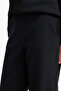 E8293 Black Girls' Wide Leg Waffle Wide Leg Pants - 8