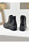 Dude 25652 Two-Sided Zippered Elastic Orthopedic Genuine Leather Boots - 5