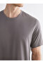 Rmz Gi̇yi̇m Farkiyla Zero Roba Collar Combed Cotton Men's T-Shirt - 4