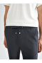 Anthracite Standard Fit Linen Look Men's Shorts - 4