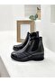 Dude 25652 Two-Sided Zippered Elastic Orthopedic Genuine Leather Boots - 2