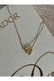 Heart Zircon Stone Gold Necklace - 3