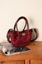 New Season Lock Detailed Suede-Nubuck Mini Bag - 4