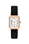 Women's Leather Minimal Black Wrist Watch Tctsr005601S0334