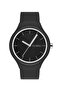 Unisex Silicone Black-White Wristwatch Tctsr005801S0345
