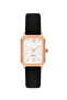 Women's Leather Minimal Black Wrist Watch Tctsr005701S0339