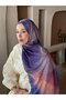 Sunset Pattern Bamboo Shawl - 2