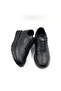 Men's Black Orthopedic Sports Shoes – Lightweight, Elastic with a Lace-Up Look, Comfortable for Everyday Use - 8