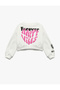 Shardonlu Long Sleeve Crew Neck Printed Sweatshirt