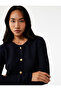 Long Sleeve Crew Neck Buttoned Knitwear Cardigan