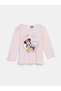 Lcw Kids Crew Neck Minnie Mouse Printed Girls' Pajamas Set - 2