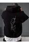 Unisex Oversize Hoodie with Figure Printed on the Back