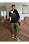 Always Be Poistive Sweatshirt - Black Printed Oversize Shawl Hoodie - 6