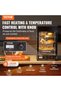 3-Stage Commercial Food Warmer, 1000W Food Warmer with Light, Adjustable Shelf and Temperature - 2