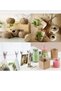 4 Pieces of Wicker Jute Twine 100 Meters Natural Jute Twine - Linen Twine, Wicker Twine, Rope Twine, Burlap Twine Decorative Twine - 4
