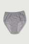 Tutku-Women's Gray 6-Pack Ribana Bato Panties Elf568T0922Ccm6 - 3