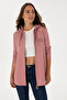 Women's Dusty Rose Zippered Hooded Sweatshirt 50307714-Vr221 - 3