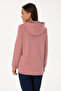 Women's Dusty Rose Zippered Hooded Sweatshirt 50307714-Vr221 - 5