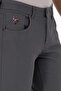 Men's Slim Fit Gray Canvas / Chino Trousers 50310340-Vr024 - 5