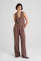 Mink Double-Layer Crepe Loose Pants - 4