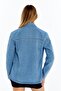 Women's Denim Jacket – Long Sleeve Jean Jacket, Stylish and Casual Combination - 7