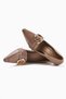 Elisar Mink Patent Leather Belt Detailed Women's Heeled Shoes - 6