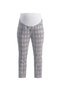 3/4 checked trousers