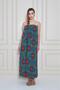 Women's Strapless Lined Chiffon Midi Summer Dress 3753374 - 3