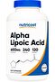 Alpha Lipoic Acid 600mg Per Serving, 240 Capsules - Gluten Free, Vegetarian Capsules, Soy Free & Non-GMO